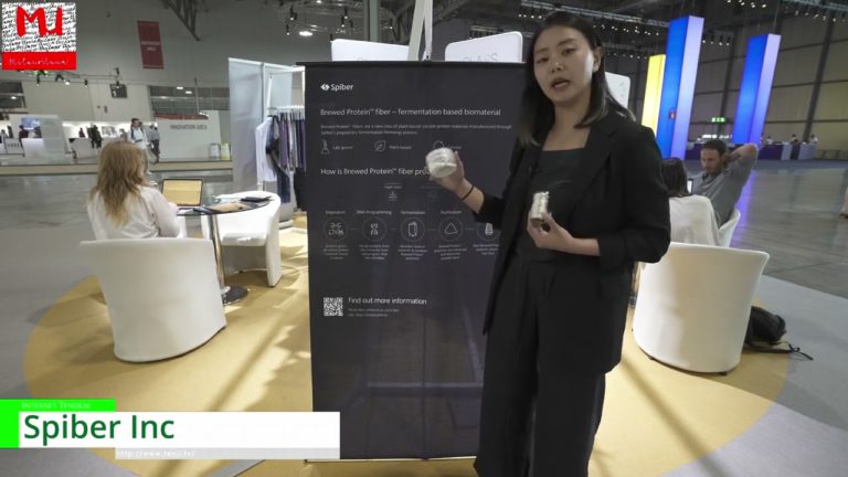 [Milano Unica 2023] Protein yang dibancuh - Spiber Inc