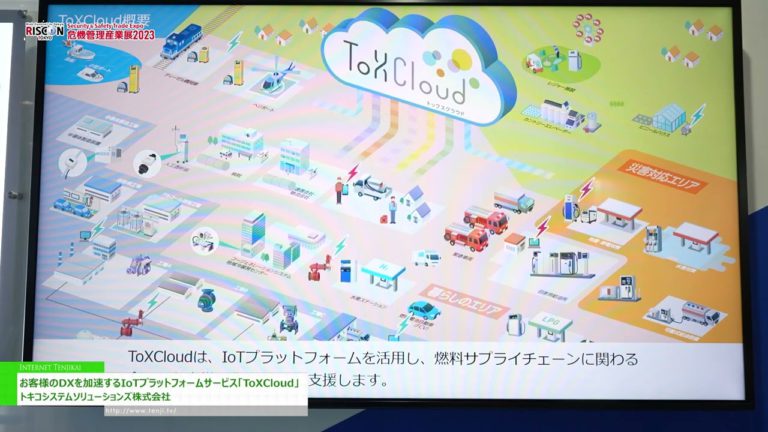 [RISCON TOKYO 2023] Perkhidmatan Platform IoT "ToXCloud" Mempercepatkan DX Anda - Tokico System Solutions Co., Ltd.