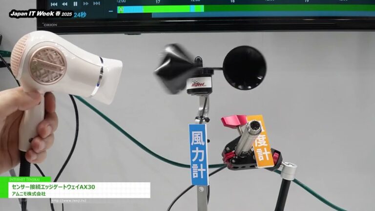[Minggu IT Jepun Musim Bunga 2025] Gerbang Tepi Bersambung Sensor AX30 - amnimo Inc.