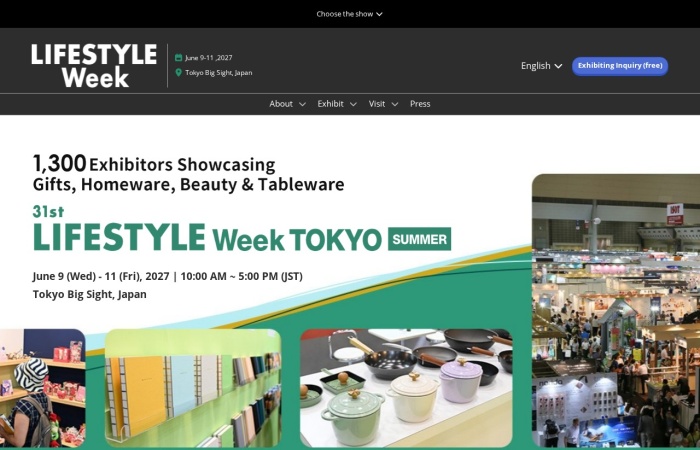 Apakah LIFESTYLE Week TOKYO [Summer]?｜Pameran B2B Terkemuka Jepun untuk Produk Gaya Hidup